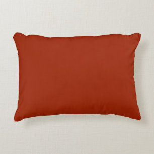 Burnt Red -  (solid colour)  Decorative Cushion