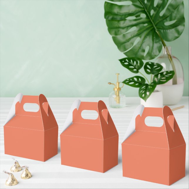 Burnt Sienna Favour Box (Multiple)