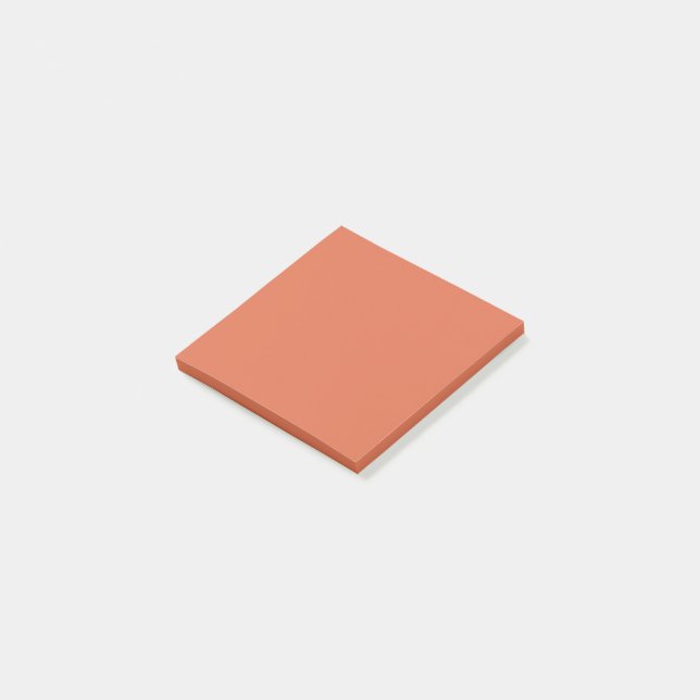 Burnt Sienna Post-it Notes (Angled)