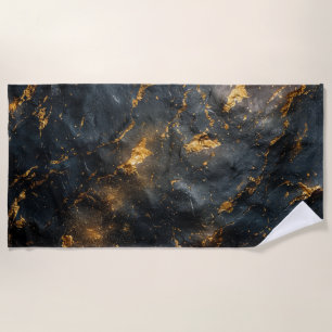 Burnt Steel Background Beach Towel