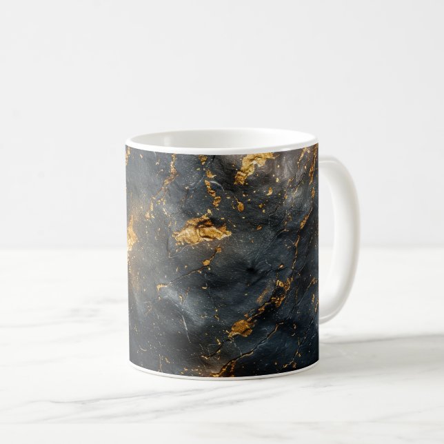 Burnt Steel Background Coffee Mug (Front Right)