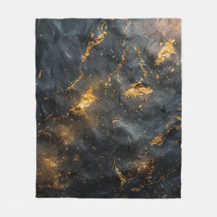 Burnt Steel Background Fleece Blanket