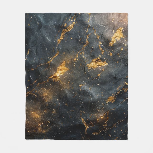 Burnt Steel Background Fleece Blanket (Front)