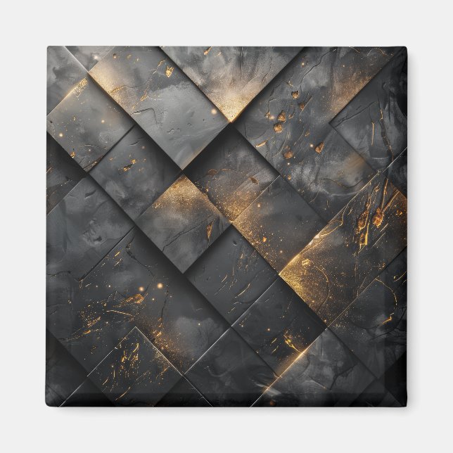 Burnt Steel Background Magnet (Front)