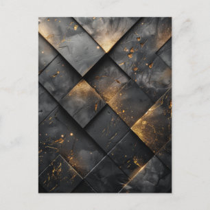 Burnt Steel Background Postcard