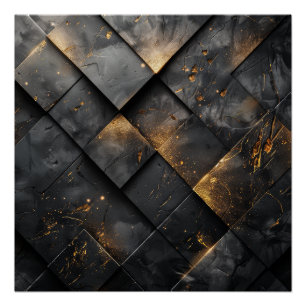 Burnt Steel Background Poster