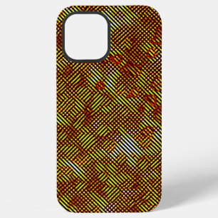 Burnt streaks and stained chess iPhone 12 pro max case