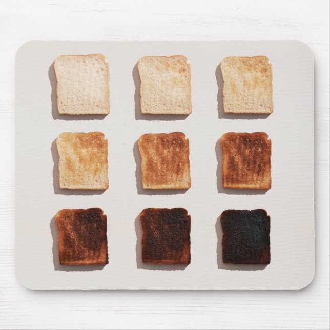Burnt Toast Mouse Pad (Front)