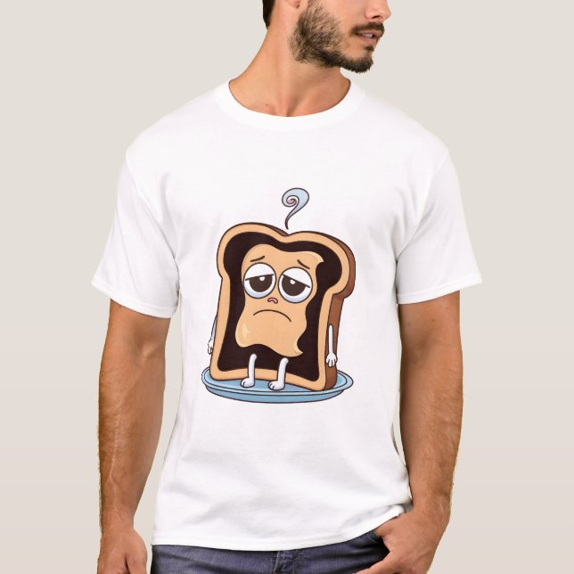 Burnt Toast with Existential Crisis T-Shirt (Front)