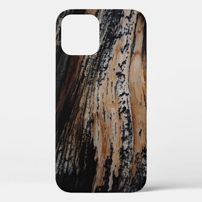 Burnt Tree Bark Texture Case-Mate iPhone Case (Back)