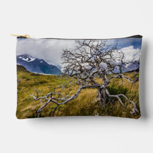 Burnt tree, Torres del Paine, Chile Accessory Pouch