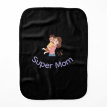 Burp Cloth (super Mom design).
