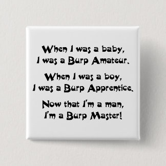 Burp Master 15 Cm Square Badge