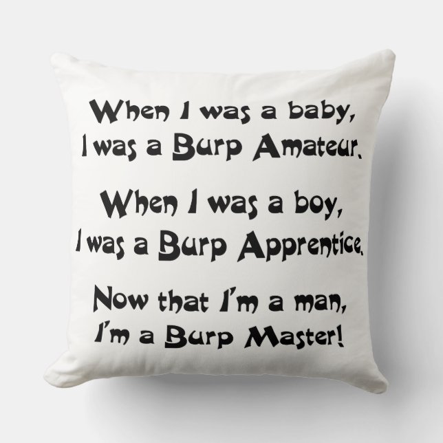 Burp Master Cushion (Front)