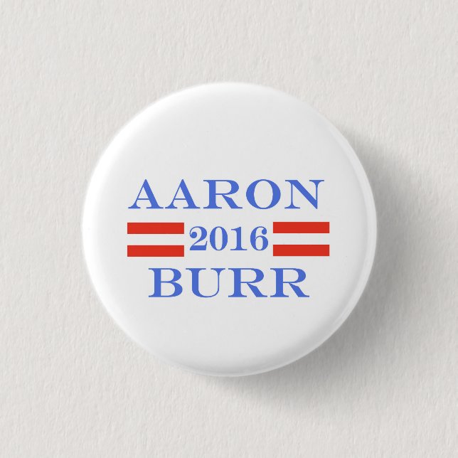 Burr 2016 3 cm round badge (Front)