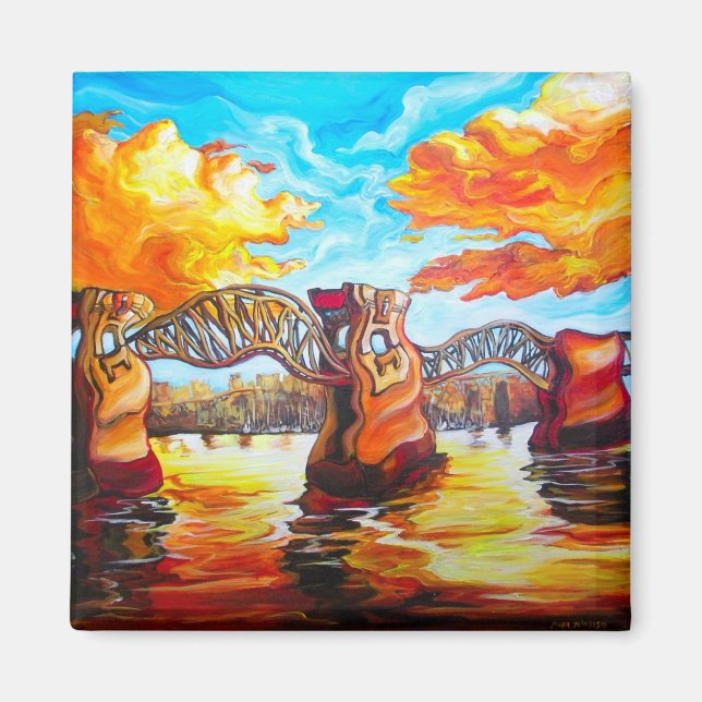 Burrard Sunset Magnet (Front)