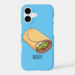 Burrito cartoon illustration