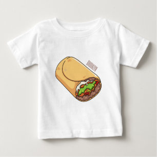 Burrito cartoon illustration baby T-Shirt