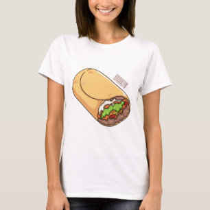 Burrito cartoon illustration T-Shirt