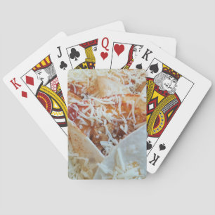 Burrito Cheese Funny Food Background Playing Cards