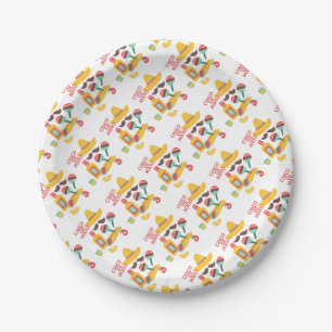 burrito cinco de mayo paper plate