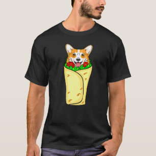 Burrito Corgi Welsh Pun Cinco De Mayo Puppy Dog T-Shirt