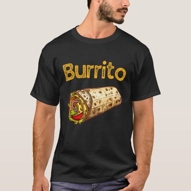 Burrito Taco Taquito Mexican Food Family Matching  T-Shirt (Front)