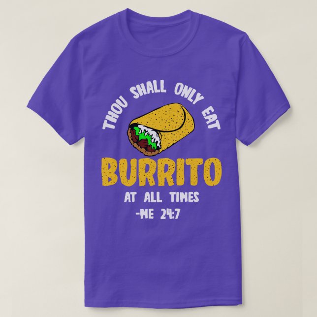 Burrito Thou Shall T-Shirt (Design Front)