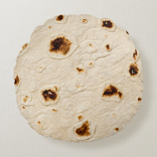 Burritos, Giant Tortilla Round Cushion