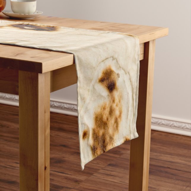 Burritos, Giant Tortilla Short Table Runner (In Situ)