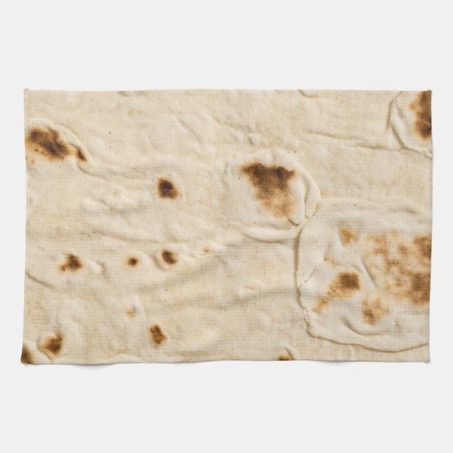 Burritos, Giant Tortilla Tea Towel (Horizontal)