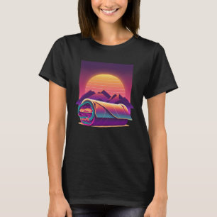 Burritos Synthwave 80s Retrowave Aesthetic  1 T-Shirt