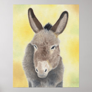 Burro art print