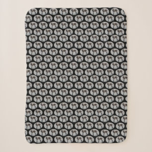 Burro Frenzy Sherpa Blanket (Black)
