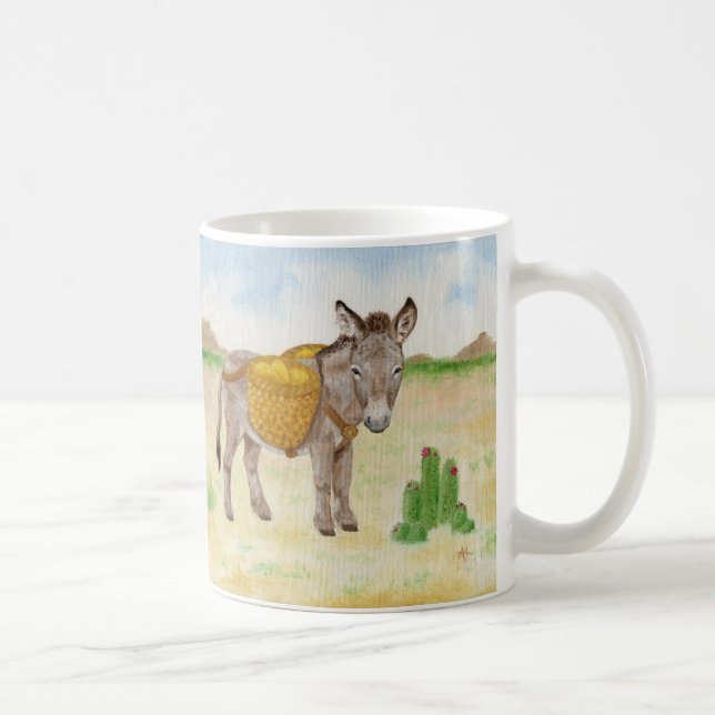 Burro with Basket mug (Right)