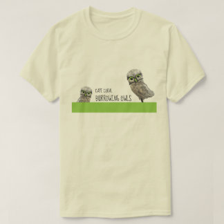 Burrowing Owl Art T-Shirt