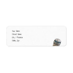 Burrowing Owls Return Address Label