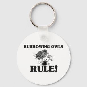 BURROWING OWLS Rule! Key Ring
