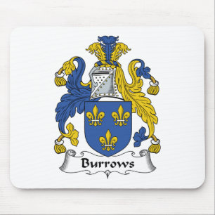 Burrows Family Crest Mouse Pad