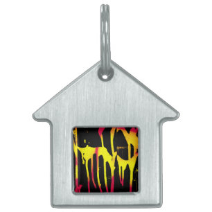 burrs and spurs and bacchanal pet ID tag