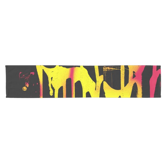 burrs and spurs and bacchanal short table runner (Horizontal)