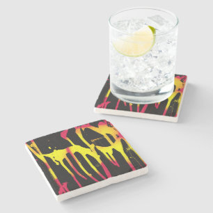 burrs and spurs and bacchanal stone coaster