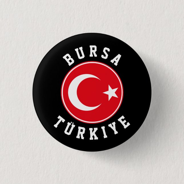 Bursa, Turkey 3 Cm Round Badge (Front)