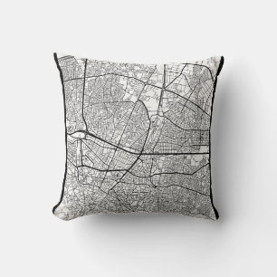 Bursa Türkiye Map Cushion