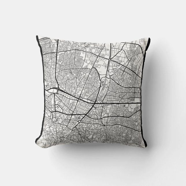 Bursa Türkiye Map Cushion (Front)