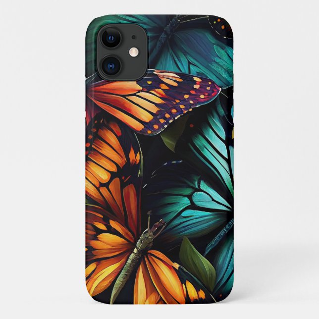  Burst–Butterflies in Motion Case-Mate iPhone Case (Back)