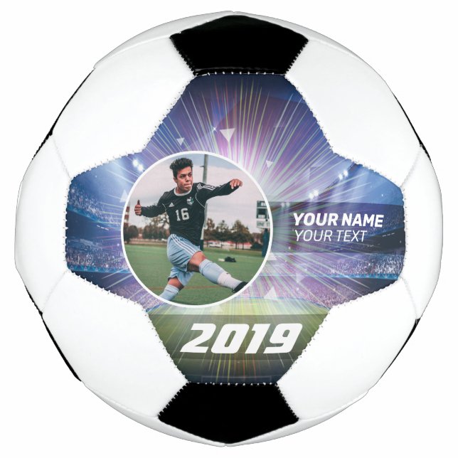 Burst Custom Soccer Ball (Front)