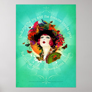 Burst into Bloom Poster