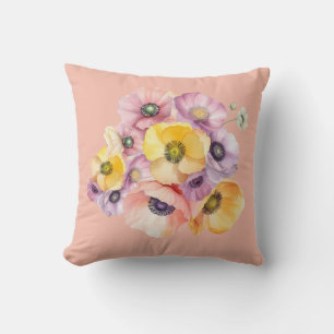 Burst of Anemones Cushion