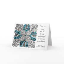 Burst of Blue Hand-Drawn Doodle Birthday